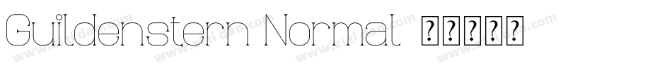 Guildenstern Normal字体转换